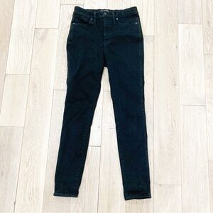 Madewell Black Skinny Jeans High-Waisted